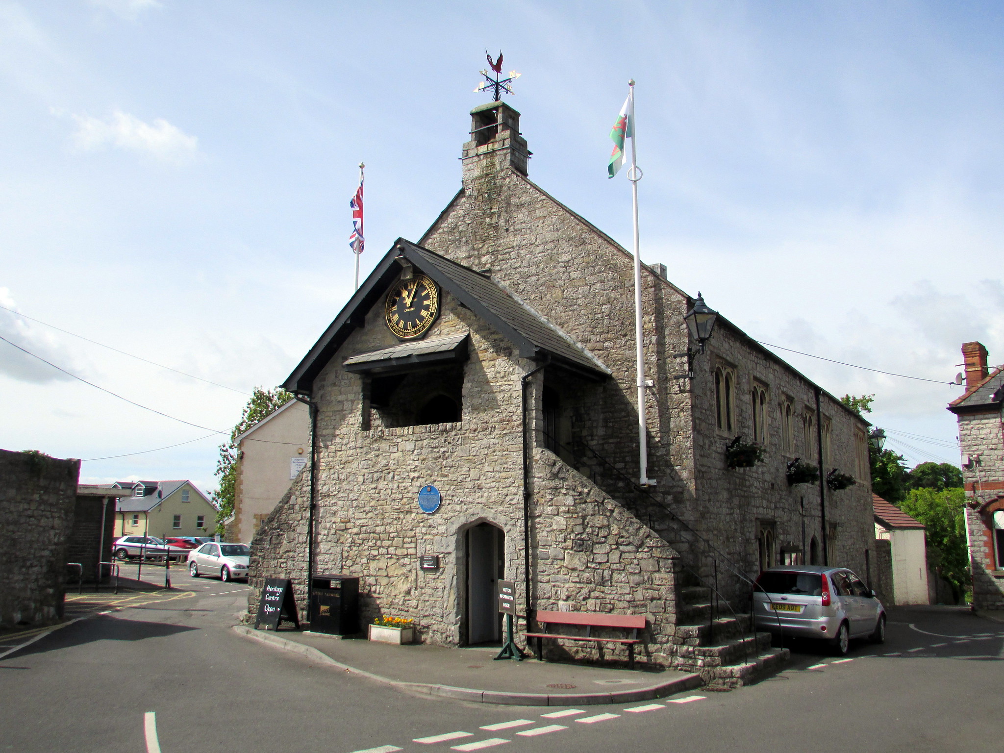 Llantwit Major Town Hall. Having settled in Wales, Claus Apel celebrates his adoptive community’s welcoming spirit, a year on from a rally against refugees in Llantwit Major that was met with a counterprotest.