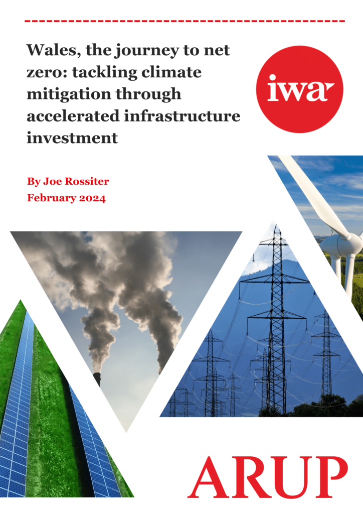 Cover of our report 'Wales: The Journey to Net Zero'
