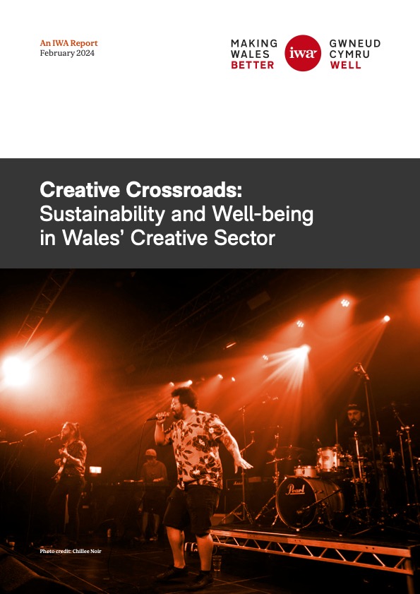 The cover of Creative Crossroads, a report by the IWA