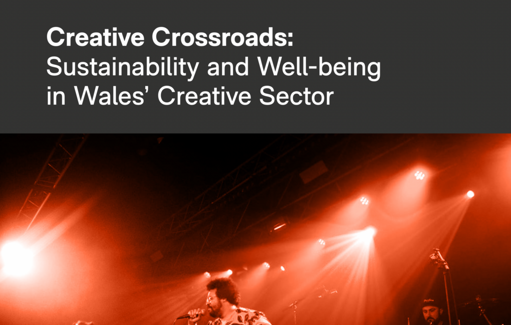 the cover of the IWA's report Creative Crossroads