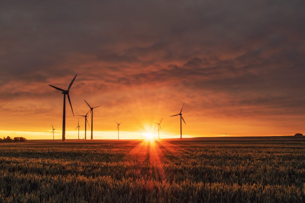Ceri Davies examines the legacy of the Future Generations Act and argues Welsh Government needs a critical friend. The picture represents wind turbines in the sunset, referring to the sustainability goals of the act.